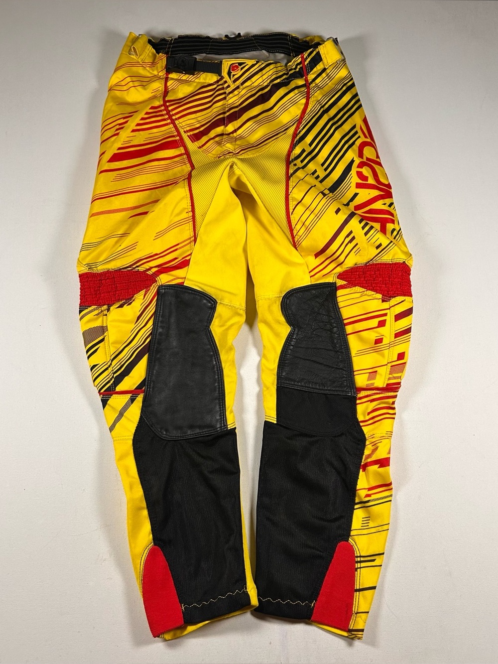 Answer Motocross Racing Syncron Pants Mens 34 Black Yellow Red See Description